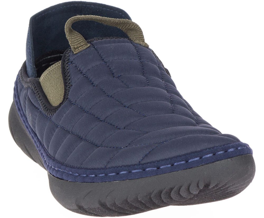 Merrell Slip Ons Navy - Hut Moc - Mens 18RYCXQTF